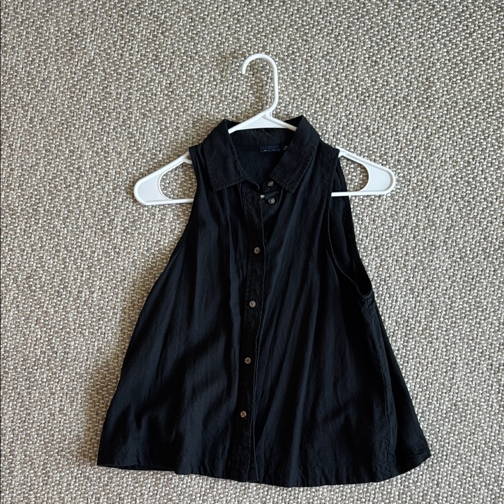 GAP button down tank top size XS